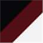 Maroon with Black and White