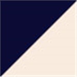 Navy with Cream