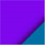 Clear Purple with Blue Ink