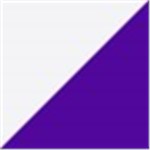 White with Translucent Purple