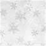 Silver Snowflake Print