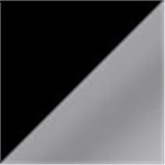 Black with Silver