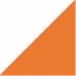 White with Orange