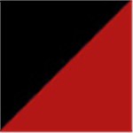 Black with Red