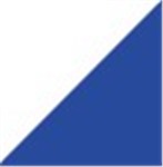 White with Cobalt Blue