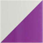 White with Purple