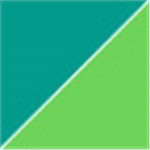 Teal with Transparent Green