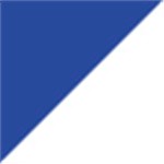 Blue with White Trim