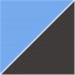 Light Blue with Black