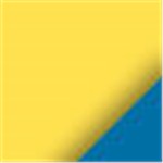 Yellow with Blue Ink