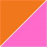 Orange with Transparent Pink