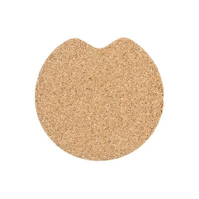 Cork cup holder coaster blank. imprinted.