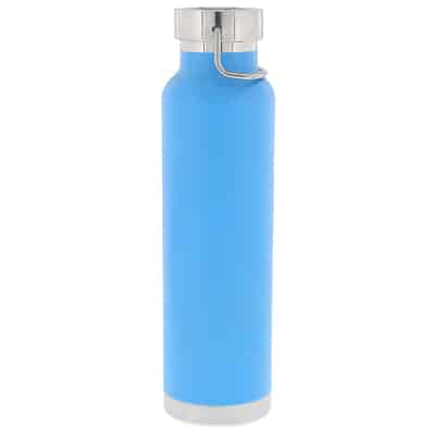 Copper blue water bottle blank in 22 ounces.