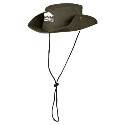 Green custom bucket hat.