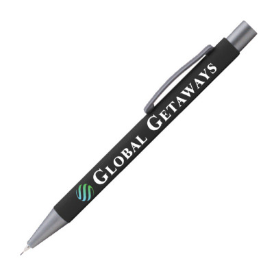 Custom full-color metal mechanical pencil.