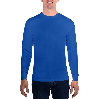 Blank long sleeve royal t-shirt.