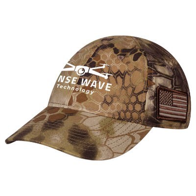 Brown camo custom cap.
