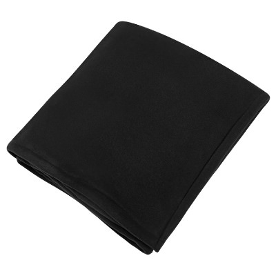 Navy blue fleece blank sherpa blanket.