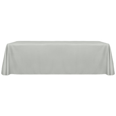 8 foot polyester table throw blank.