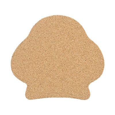 Large cork tree coaster blank.