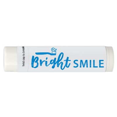 Customized one color lip balm perfect for your personalized imprint.