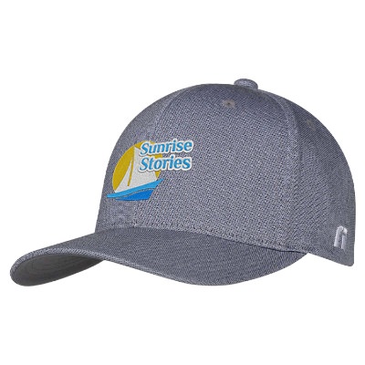 Light Heather Grey Embroidered Sport Cap