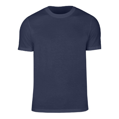Blank strong navy men's t-shirt.