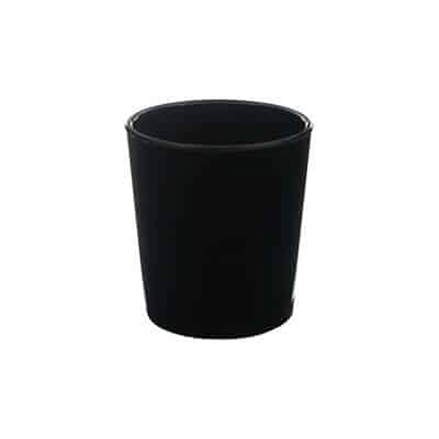 Arcylic black shot glass blank in 2 ounces.