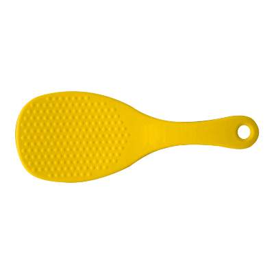 Blank yellow rice paddle.