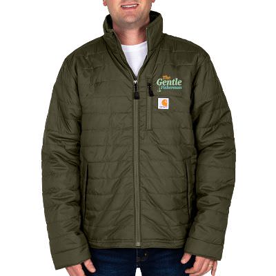 Full color green mens jacket.