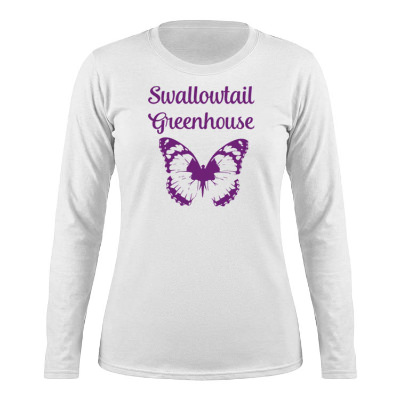 White custom imprinted short sleeve shirt.