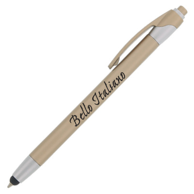 Plastic slim taylor metallics pen.