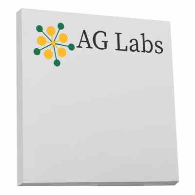 3x3 inch sticky notes with full color imprint.