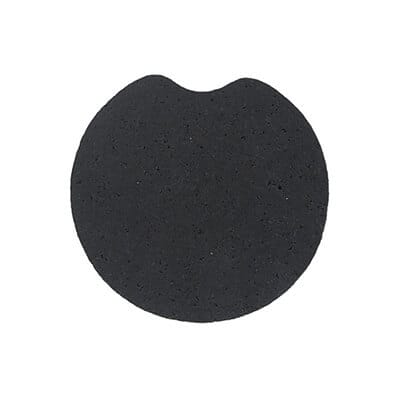 100% recycled tire cup holder coaster blank.