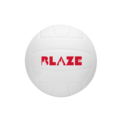 Foam white personalized volleyball