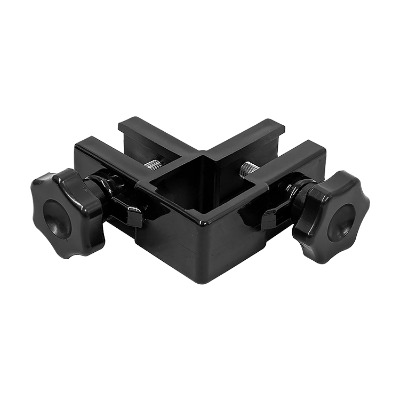 Tent frame corner clamp.