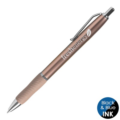 Champagne pen with custom engraving.