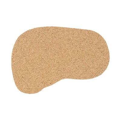 Cork 5 inches foot cork coaster blank.