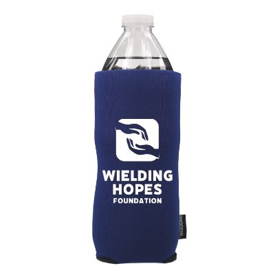 Foam red basic collabsible bottle Koozie custom printed.