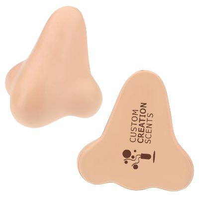Foam nose stress reliever imprinted.