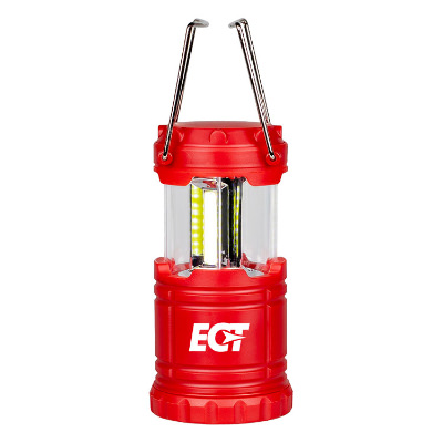 Plastic lantern with custom logo.