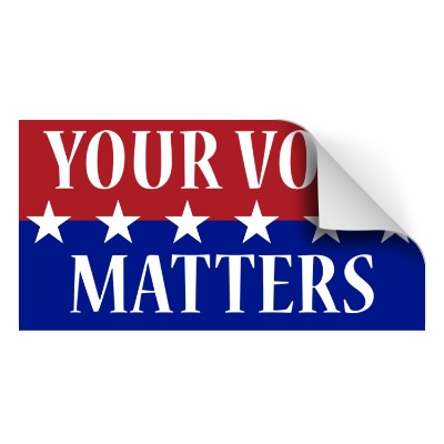 Full color branded bumper sticker