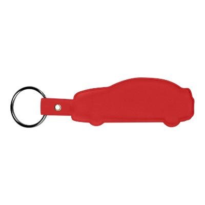 Poly vinyl chloride car flexible keychain blank.
