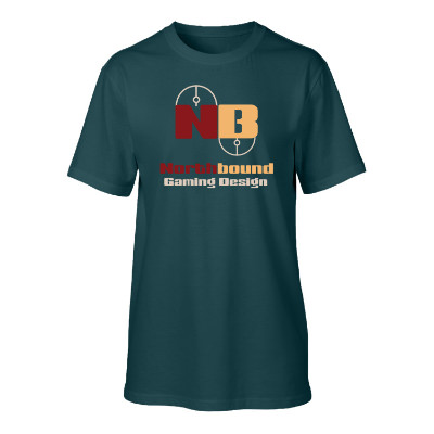 Customized unisex lavender t-shirt with full color logo.