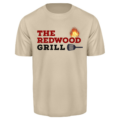 Personalized desert dust tee with full color logo.