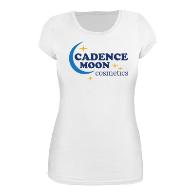 Full color white imprinted short sleeve shirt.