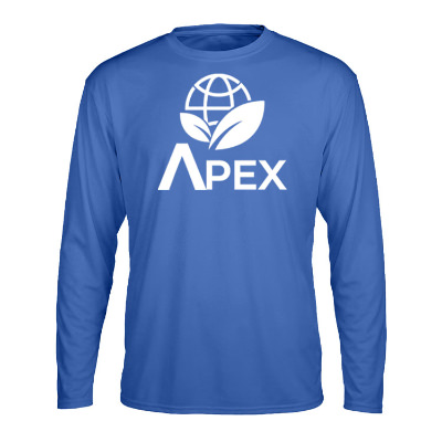 Royal imprinted long sleeve t-shirt.