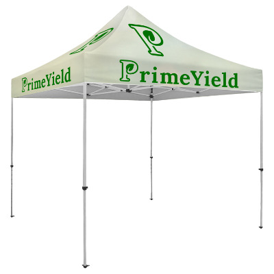 Full-color 10-ft. tent with custom imprint.