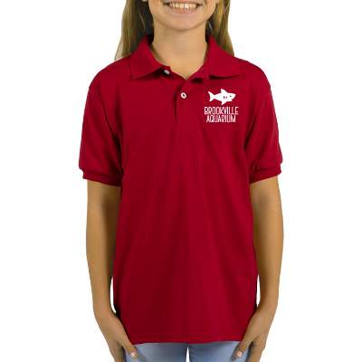 Deep Red custom imprint logo