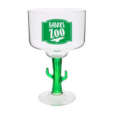 Acrylic parrot margarita glass blank in 18 ounces.